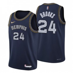 Men's Memphis Grizzlies Dillon Brooks #24 Nike Black 2021/22 Swingman NBA Jersey - City Edition Men's Memphis Grizzlies Dillon Brooks #24 Nike Black 2021/22 Swingman NBA Jersey - City Edition