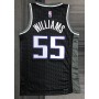 Men's Sacramento Kings Jason Williams #55 Jordan Black 2021/22 Swingman NBA Jersey - City Edition