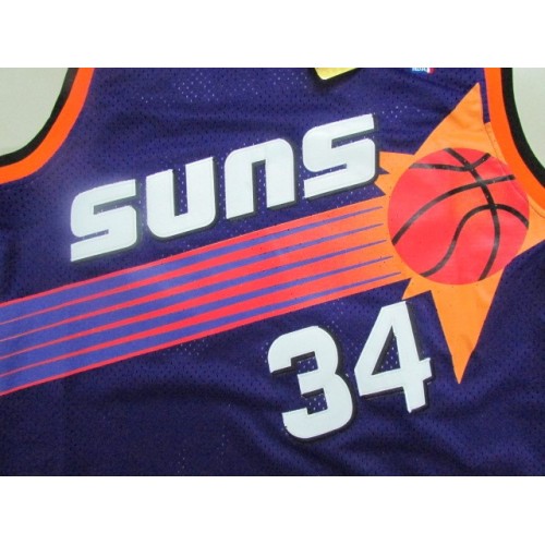 Men's Phoenix Suns Charles Barkley #34 Adidas Purple Swingman NBA Jersey