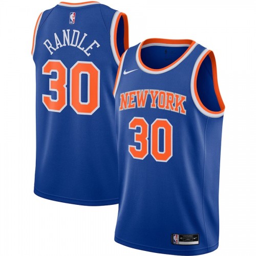 Men's New York Knicks Julius Randle #30 Nike Blue 2020/21 Swingman Jersey - Icon Edition