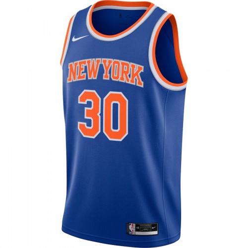 Men's New York Knicks Julius Randle #30 Nike Blue 2020/21 Swingman Jersey - Icon Edition