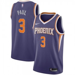 Men's Phoenix Suns Chris Paul #3 Nike Purple 2020/21 Swingman Jersey - Icon Edition Men's Phoenix Suns Chris Paul #3 Nike Purple 2020/21 Swingman Jersey - Icon Edition