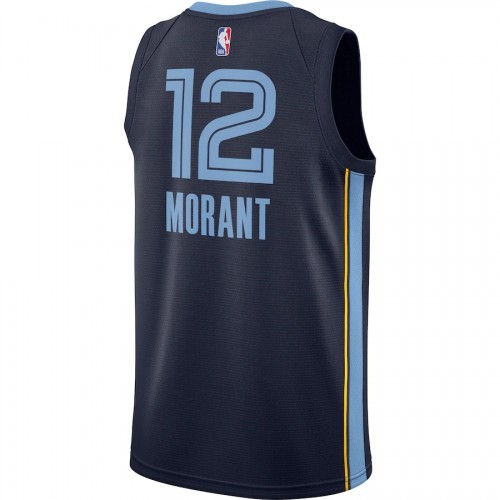 Men's Memphis Grizzlies Ja Morant Nike Navy 2020/21 Swingman Jersey - Icon Edition