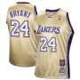 Men's Los Angeles Lakers Kobe Bryant #24 Throwback Mitchell & Ness Gold Hall of Fame Class of 2020 Jersey