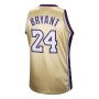 Men's Los Angeles Lakers Kobe Bryant #24 Throwback Mitchell & Ness Gold Hall of Fame Class of 2020 Jersey