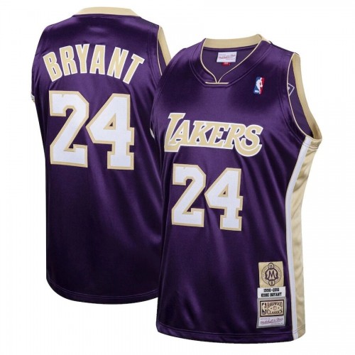 Men's Los Angeles Lakers Kobe Bryant #24 Throwback Mitchell & Ness Purple Hall of Fame Class of 2020 Jersey