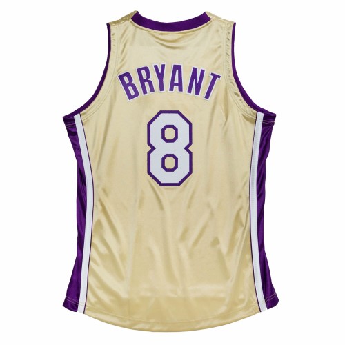 Men's Los Angeles Lakers Kobe Bryant #8 Throwback Mitchell & Ness Gold Hall of Fame Class of 2020 Jersey