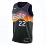 Men's Phoenix Suns DeAndre Ayton #22 Nike Black 2021 Swingman Jersey - City Edition
