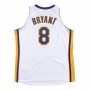 Men's Los Angeles Lakers Kobe Bryant #8 Throwback Mitchell & Ness White 2003-04 Hardwood Classics Jersey