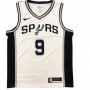 Men's San Antonio Spurs Tony Parker #9 Nike White 2020/21 Swingman Jersey - Association Edition