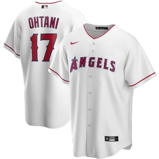 Men's Los Angeles Angels Shohei Ohtani #17 Nike White Home 2020 Jersey