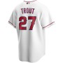 Men's Los Angeles Angels Mike Trout #27 Nike White Home 2020 Jersey