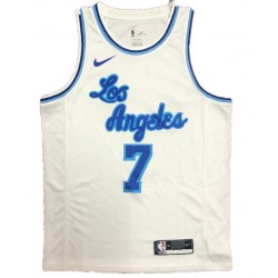 Men's Los Angeles Lakers Carmelo Anthony #7 Nike White Swingman NBA Jersey - Classic Edition Men's Los Angeles Lakers Carmelo Anthony #7 Nike White Swingman NBA Jersey - Classic Edition