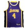 Men's Los Angeles Lakers Rajon Rondo #4 Jordan Purple Swingman NBA Jersey - Statement Edition