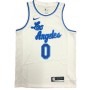 Men's Los Angeles Lakers Russell Westbrook #0 Nike White Swingman NBA Jersey - Classic Edition