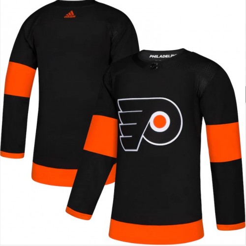 Men's Philadelphia Flyers adidas Black Alternate Authentic Custom Jersey