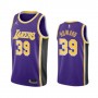 Men's Los Angeles Lakers Dwight Howard #39 Jordan Purple Swingman NBA Jersey - Statement Edition
