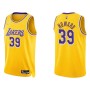 Men's Los Angeles Lakers Dwight Howard #39 Nike Gold 2021/22 Swingman Jersey - Icon Edition