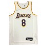 Men's Los Angeles Lakers Kobe Bryant #8 Nike White Swingman NBA Jersey - Icon Edition