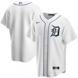 Men's Detroit Tigers Nike White Home 2020 Jersey Men's Detroit Tigers Nike White Home 2020 Jersey