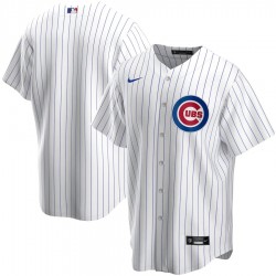 Men's Chicago Cubs Nike White&Royal Home 2020 Jersey Men's Chicago Cubs Nike White&Royal Home 2020 Jersey