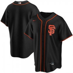 Men's San Francisco Giants Nike Black Alternate 2020 Jersey Men's San Francisco Giants Nike Black Alternate 2020 Jersey