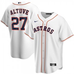 Men's Houston Astros #27 ALTUVE Nike White Home 2020 Jersey Men's Houston Astros #27 ALTUVE Nike White Home 2020 Jersey