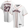Men's Houston Astros #27 ALTUVE Nike White Home 2020 Jersey