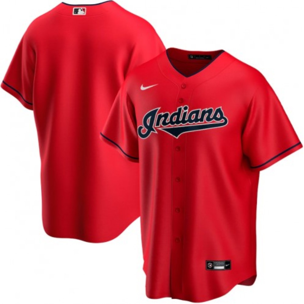 Men''s Cleveland Indians Nike Red Alternate 2020 Jersey