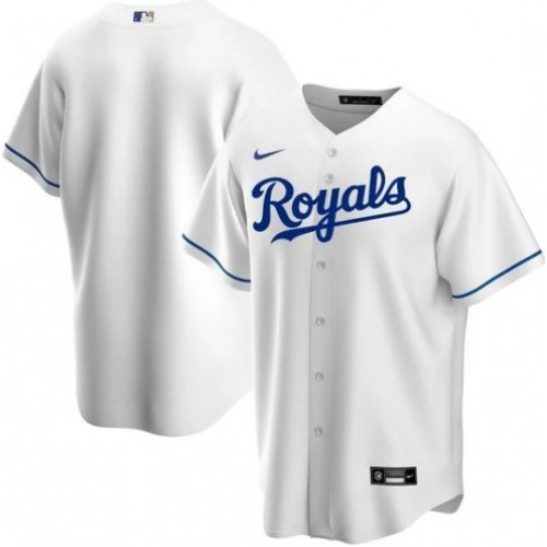 Men's Kansas City Royals Nike White Home 2020 Jersey
