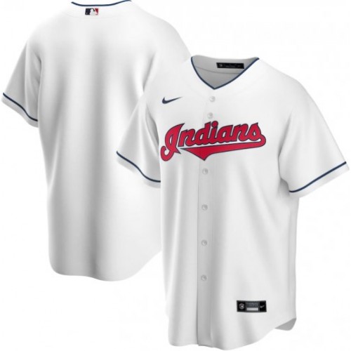 Men's Cleveland Indians Nike White Home 2020 Jersey