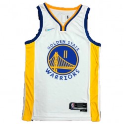 Men's Golden State Warriors Klay Thompson #11 Nike White 2021/22 Swingman Jersey - Association Edition Men's Golden State Warriors Klay Thompson #11 Nike White 2021/22 Swingman Jersey - Association Edition