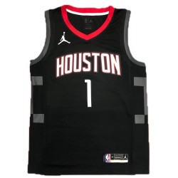 Men's Houston Rockets Tracy McGrady #1 Jordan Black 20/21 Swingman Jersey - Statement Edition Men's Houston Rockets Tracy McGrady #1 Jordan Black 20/21 Swingman Jersey - Statement Edition