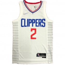 Men's Los Angeles Clippers Leonard #2 Nike White Swingman NBA Jersey - Association Edition Men's Los Angeles Clippers Leonard #2 Nike White Swingman NBA Jersey - Association Edition
