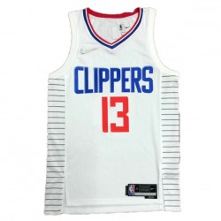 Men's Los Angeles Clippers George #13 Nike White Swingman NBA Jersey - Association Edition Men's Los Angeles Clippers George #13 Nike White Swingman NBA Jersey - Association Edition