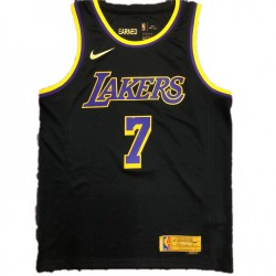 Men's Los Angeles Lakers Carmelo Anthony #7 Nike Black 2020/21 Swingman Jersey – Earned Edition Men's Los Angeles Lakers Carmelo Anthony #7 Nike Black 2020/21 Swingman Jersey – Earned Edition