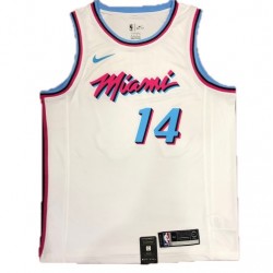 Men's Miami Heat Tyler Herro #14 White 19-20 Swingman Jersey - City Edition Men's Miami Heat Tyler Herro #14 White 19-20 Swingman Jersey - City Edition