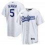 Men's Los Angeles Dodgers Corey Seager #5 Nike White Alternate 2020 Jersey