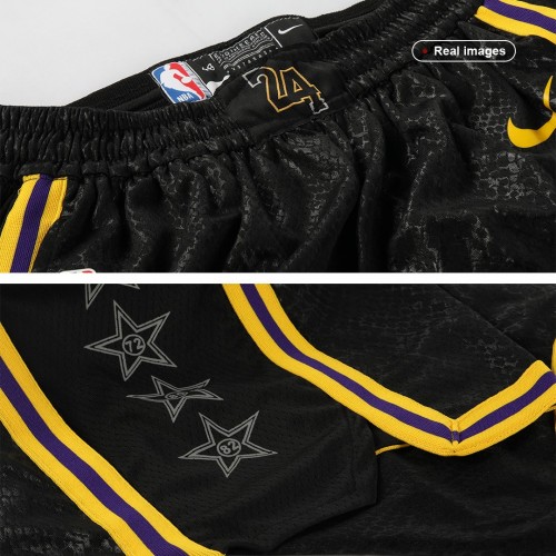 Men's Los Angeles Lakers Nike Black Swingman Short - City Edition