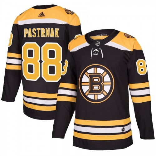 Men's Boston Bruins David Pastrnak #88 Adidas Black Authentic Player Jersey