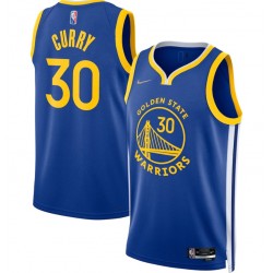 Men's Golden State Warriors Stephen Curry #30 Nike Royal 21/22 Swingman Jersey -Icon Edition