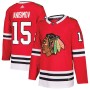 Men's Chicago Blackhawks Artem Anisimov #15 adidas Red Authentic Player Jersey