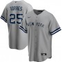 Men's New York Yankees Gleyber Torres #25 Nike Gray Alternate Jersey