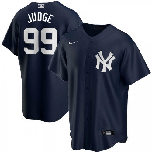 Men's New York Yankees Aaron Judge #99 Nike Navy Home 2020 Jersey