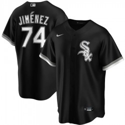 Men's Chicago White Sox Eloy Jimenez #74 Nike Black Alternate Jersey Men's Chicago White Sox Eloy Jimenez #74 Nike Black Alternate Jersey