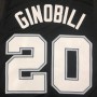 Men's San Antonio Spurs Manu Ginobili #20 Nike Black 20/21 Swingman Jersey-City Edition