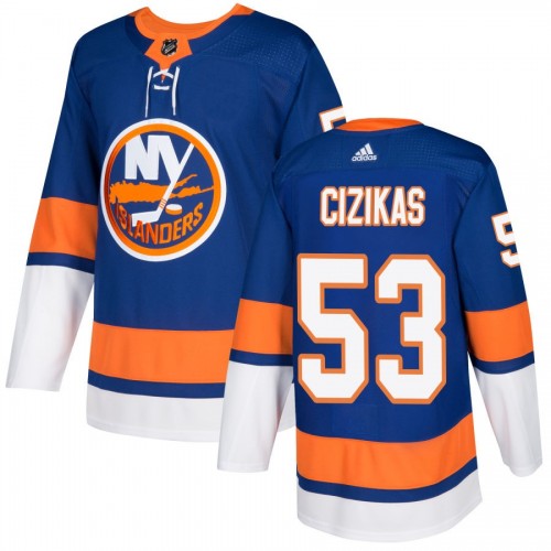Men's New York Islanders Casey Cizikas #53 adidas Royal Authentic Jersey
