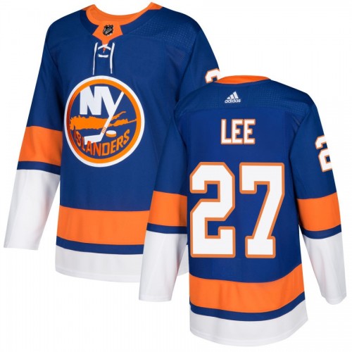 Men's New York Islanders Anders Lee #27 adidas Royal Authentic Jersey