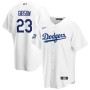 Men's Los Angeles Dodgers Kirk Gibson #23 Nike White 2020 World Series Champions Home Jersey
