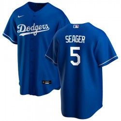 Men's Los Angeles Dodgers Corey Seager #5 Nike Royal Alternate 2020 Jersey Men's Los Angeles Dodgers Corey Seager #5 Nike Royal Alternate 2020 Jersey